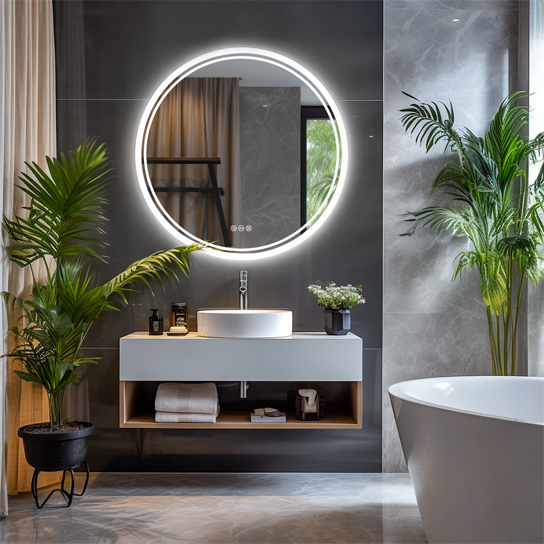 Zara Home Bathroom - LUVODI 80cm Round Bathroom Mirror with