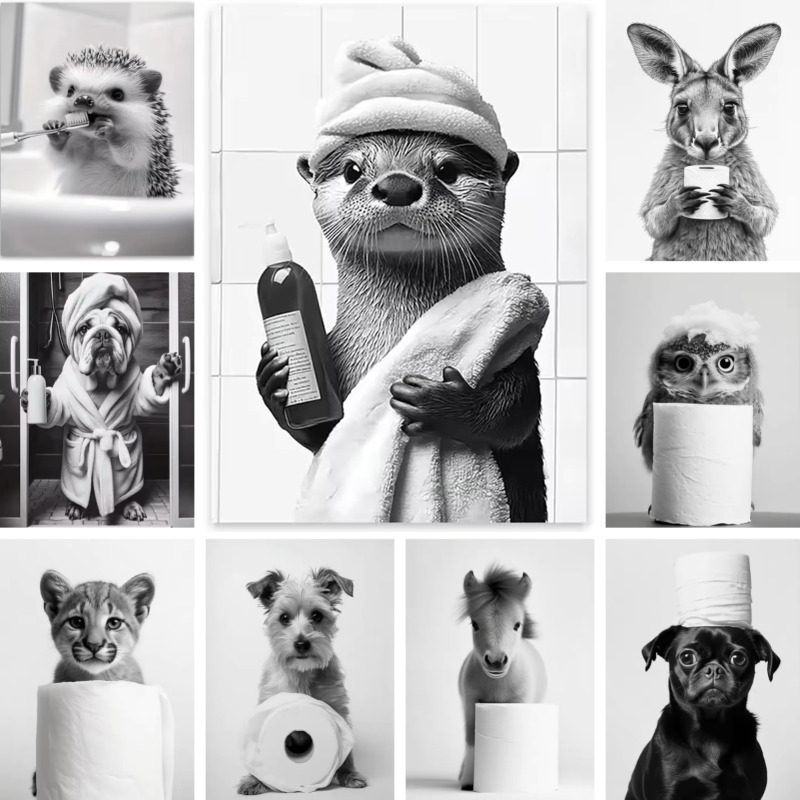 Animal Bathroom Toilet Paper C - Home Bathroom Toilet 评论和价格