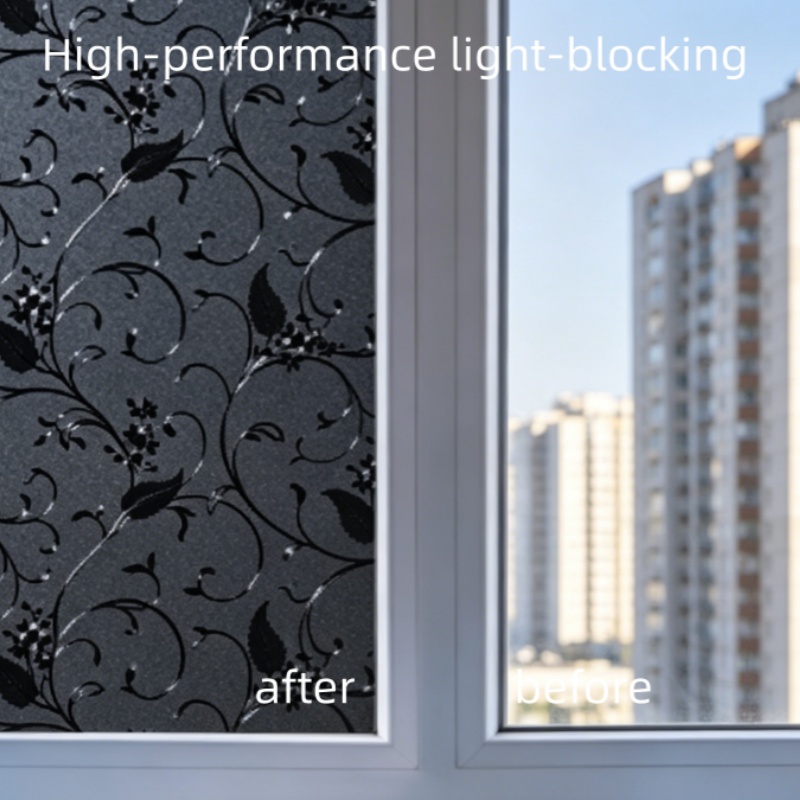 Privacy Blackout Window Film S - Home Bathroom Window Tint 评论和价格