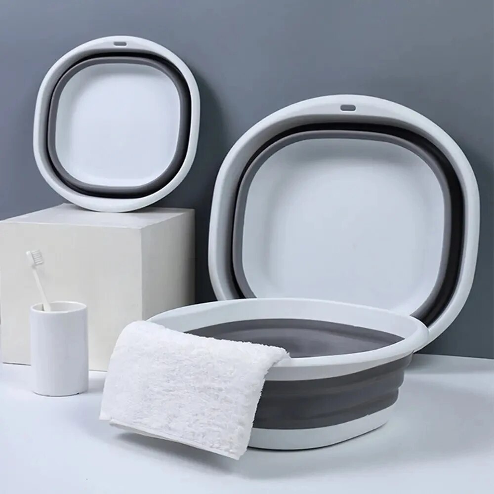 Plastic Folding Basins Portabl - Home Bathroom Wash Basin 评论和价格