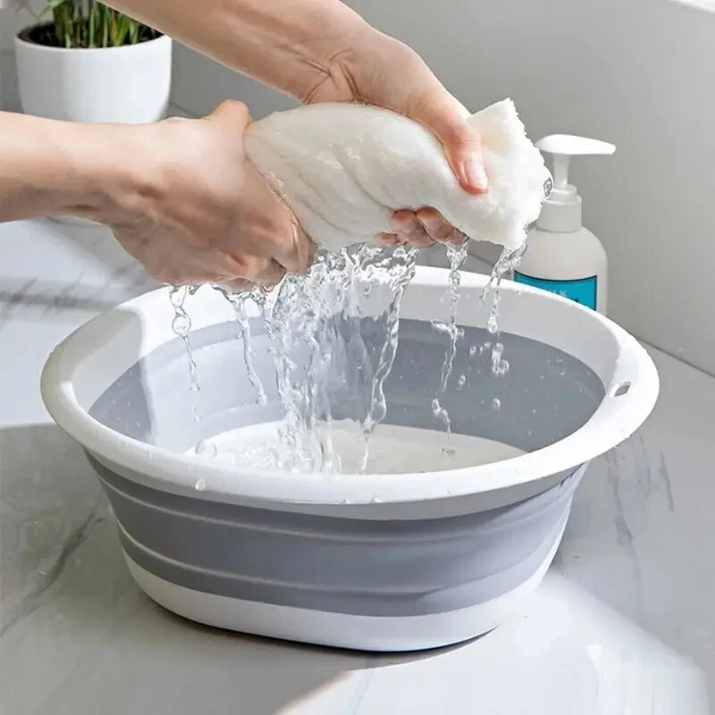 Plastic Folding Basins Portabl - Home Bathroom Wash Basin 评论和价格