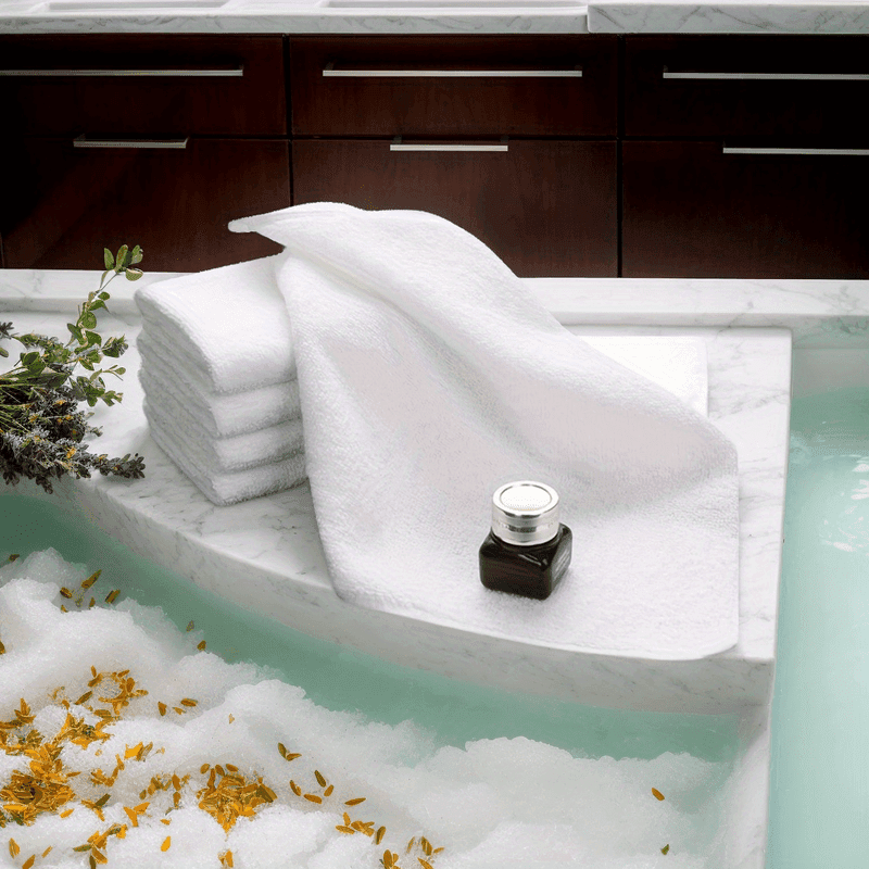 5Pcs Modern White Square Towel - Zara Home Bathroom 评论和价格