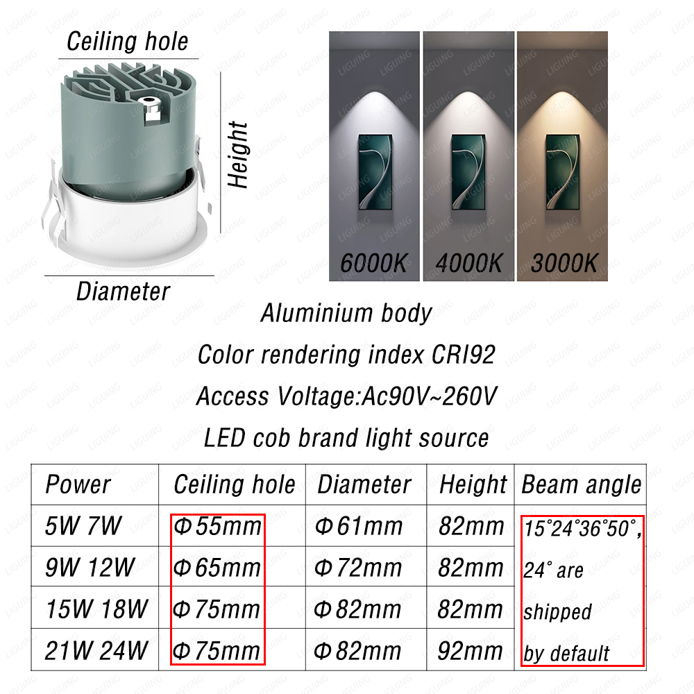 Embedded Waterproof LED Ceilin - Home Bathroom Wash Basin 评论和价格