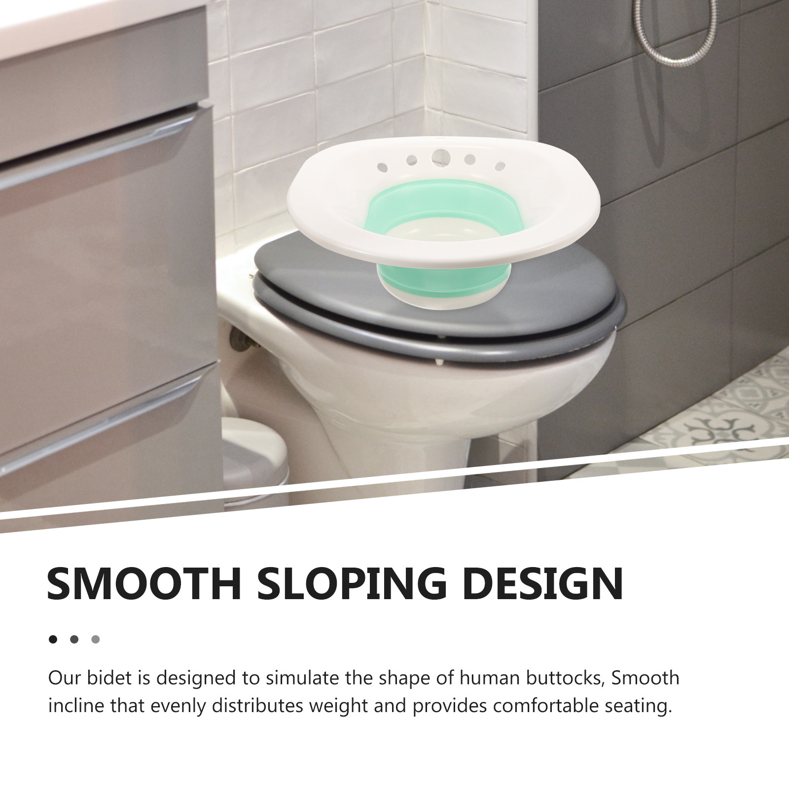 Sitz Bath Basin Foldable White - Home Bathroom Wash Basin 评论和价格