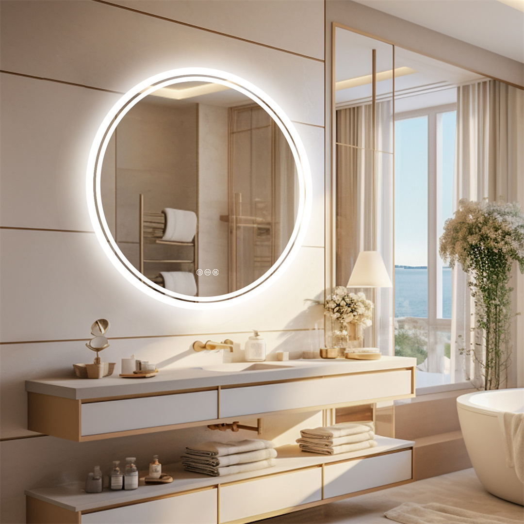 LUVODI 80cm Round Bathroom Mir - Zara Home Bathroom 评论和价格
