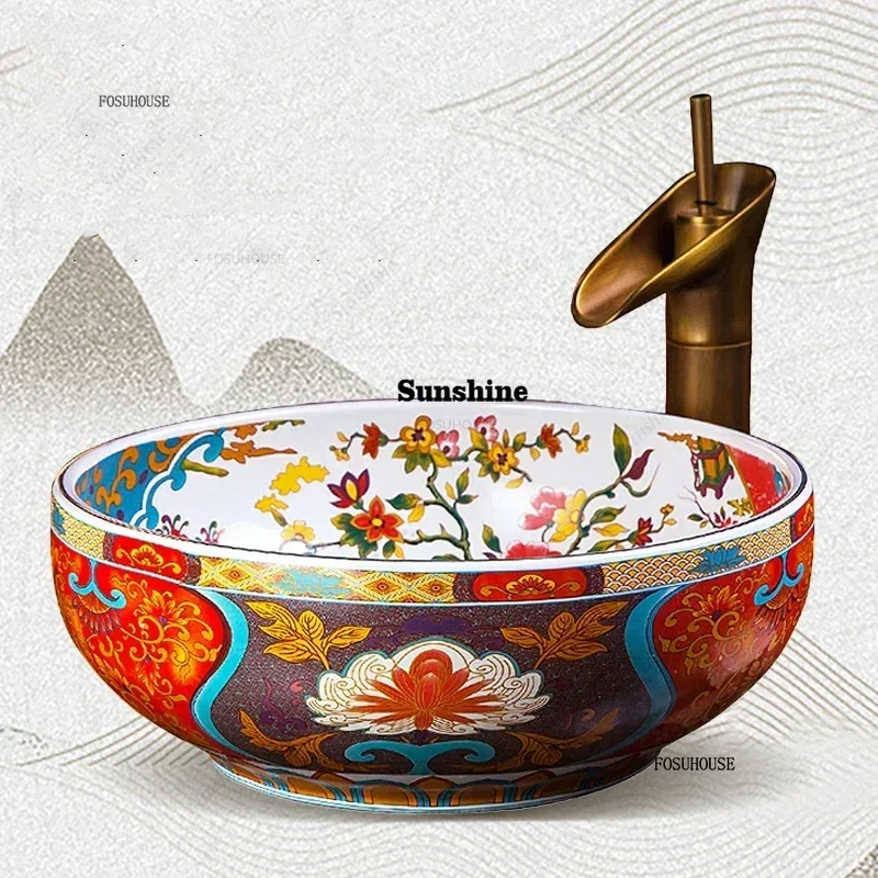 European Ceramic Wash Basin Lu - Home Bathroom Wash Basin 评论和价格