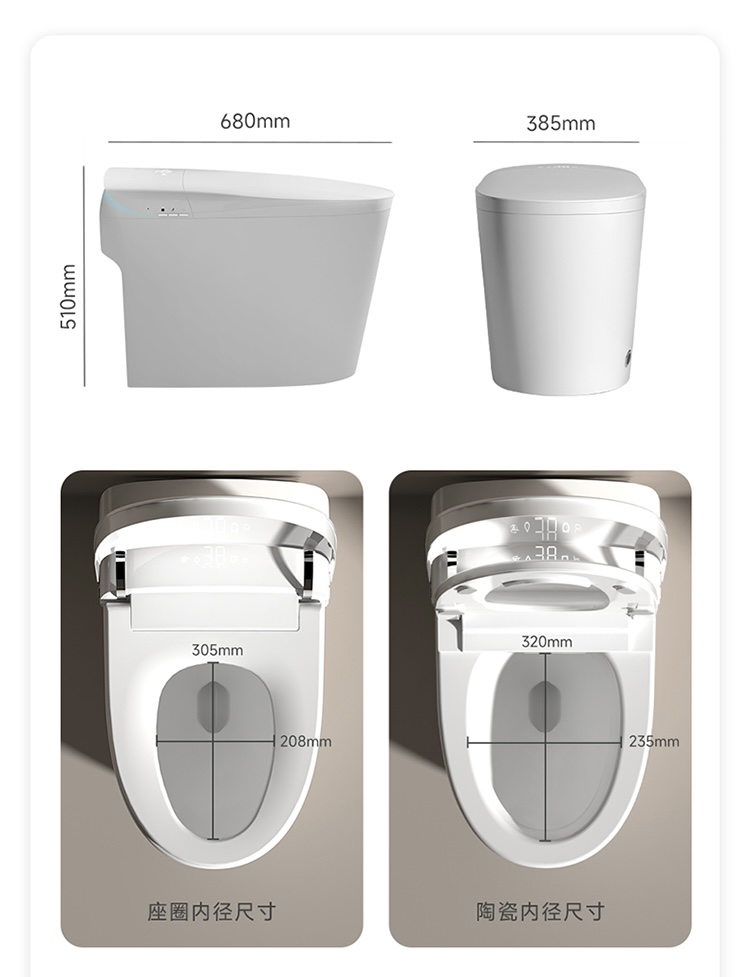 Top Selling Automatic Flush Sm - Home Bathroom Toilet 评论和价格