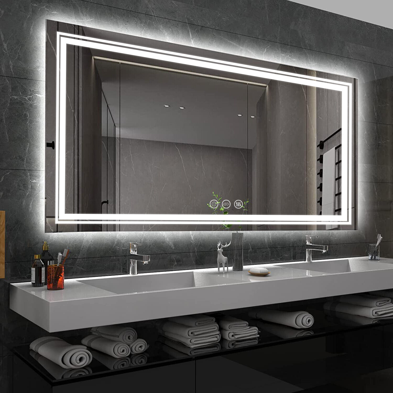 Extra Large Rectangle Bathroom - Zara Home Bathroom 评论和价格