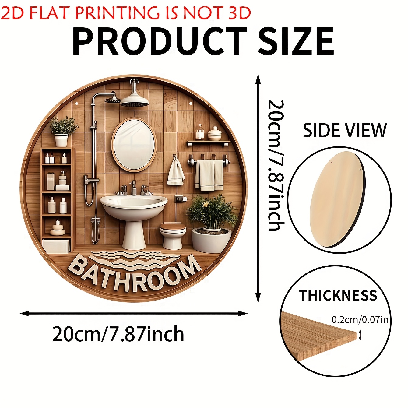 One 2D flat circular bathroom  - Home Of The Year Bathroom 评论和价格