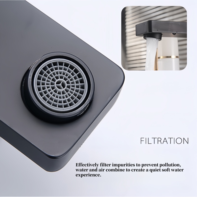 Waterfall Wash Basin ABS Fauce - Home Bathroom Wash Basin 评论和价格