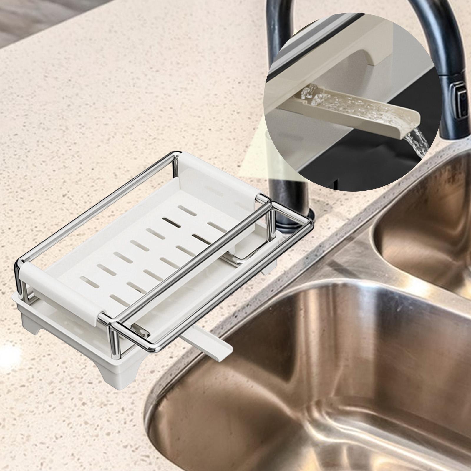 Sponge Holder for Kitchen Sink - Home Essentials Bathroom Rack 评论和价格