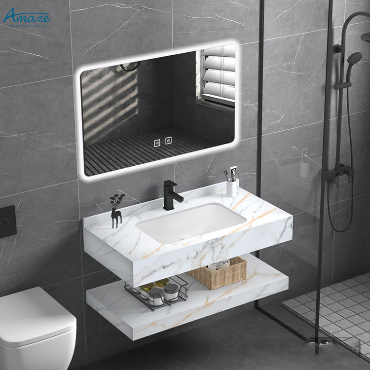 Bathroom CabinetDurable Double - Home Bathroom Wash Basin 评论和价格