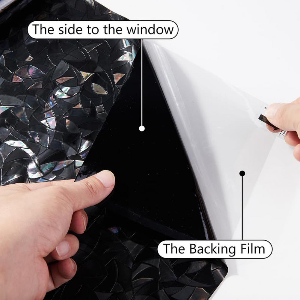 3D Black Rainbow Window Blacko - Home Bathroom Window Tint 评论和价格