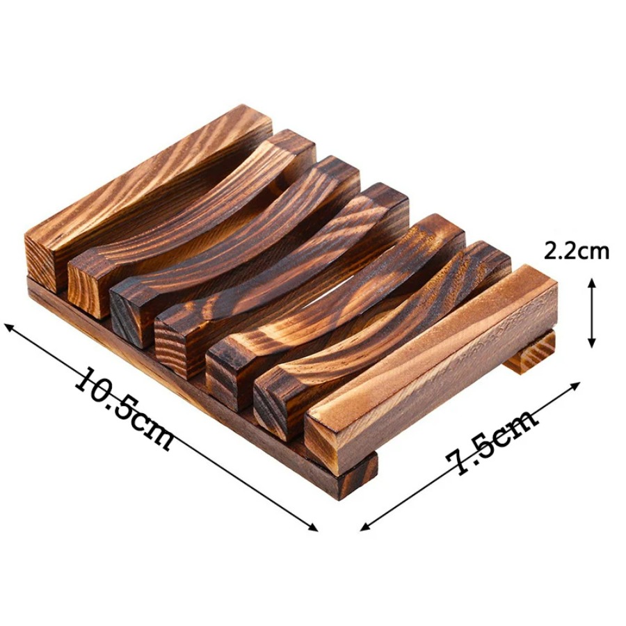 Natural Bamboo Soap Holder, Wo - Home Essentials Bathroom Rack 评论和价格