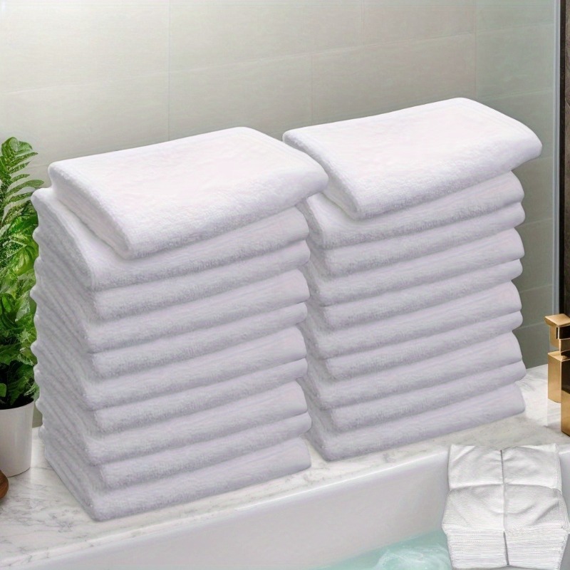 5Pcs Modern White Square Towel - Zara Home Bathroom 评论和价格